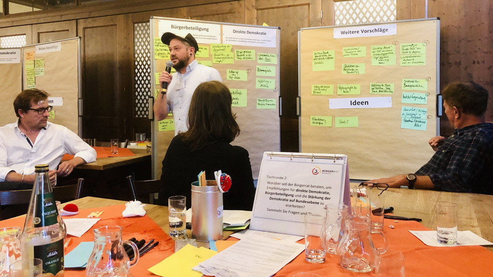 Regionalkonferenz des Bürgerrates Demokratie in München: Die Bedeutung von Beteiligungsverfahren ist gestiegen.
